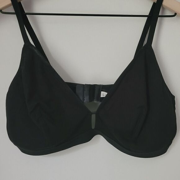 Lively Black Unlined Bralette Size 3 - Picture 3 of 8